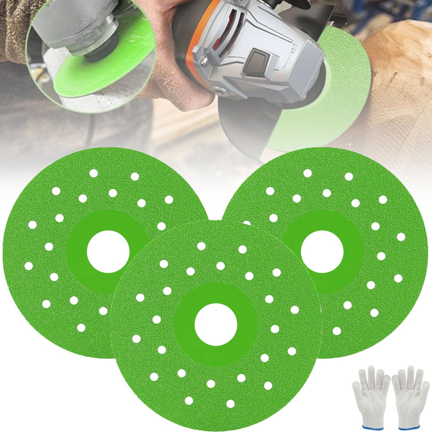 Premium Glass & Tile Cutting Disc - Rock Slab Grinder