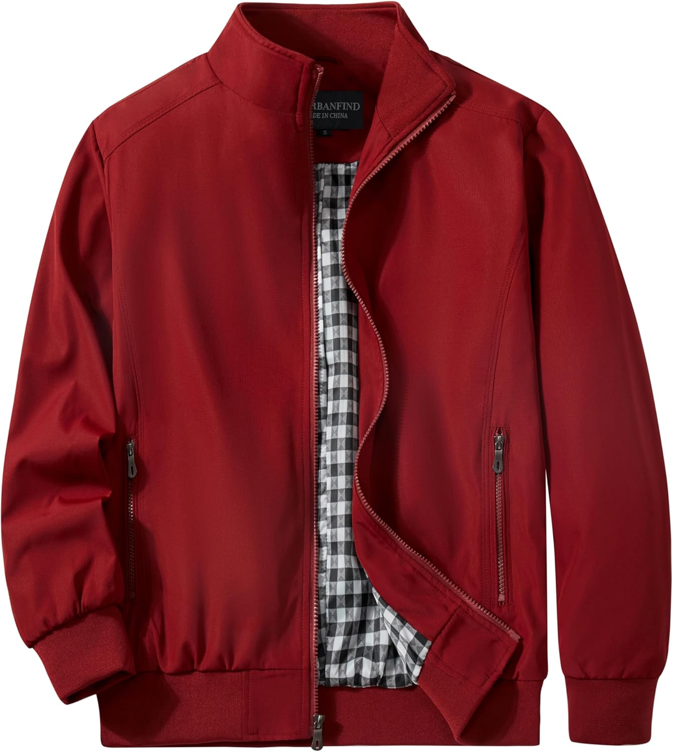 URBANFIND Men's Lightweight Windbreaker for Outdoor Activities