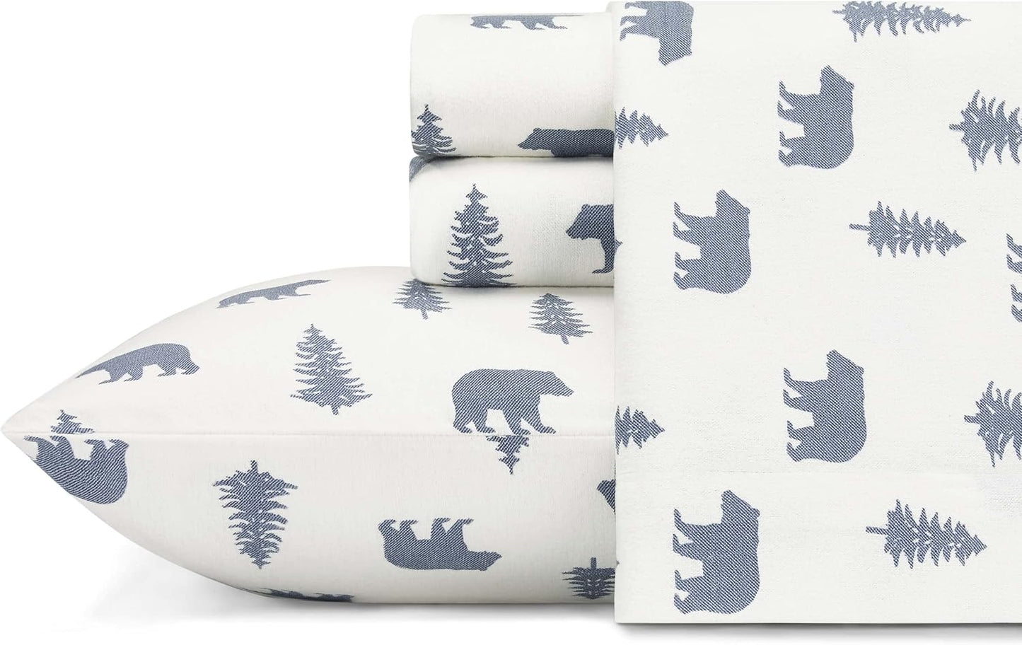 Eddie Bauer Full Cotton Flannel Bedding Set for Cozy Comfort