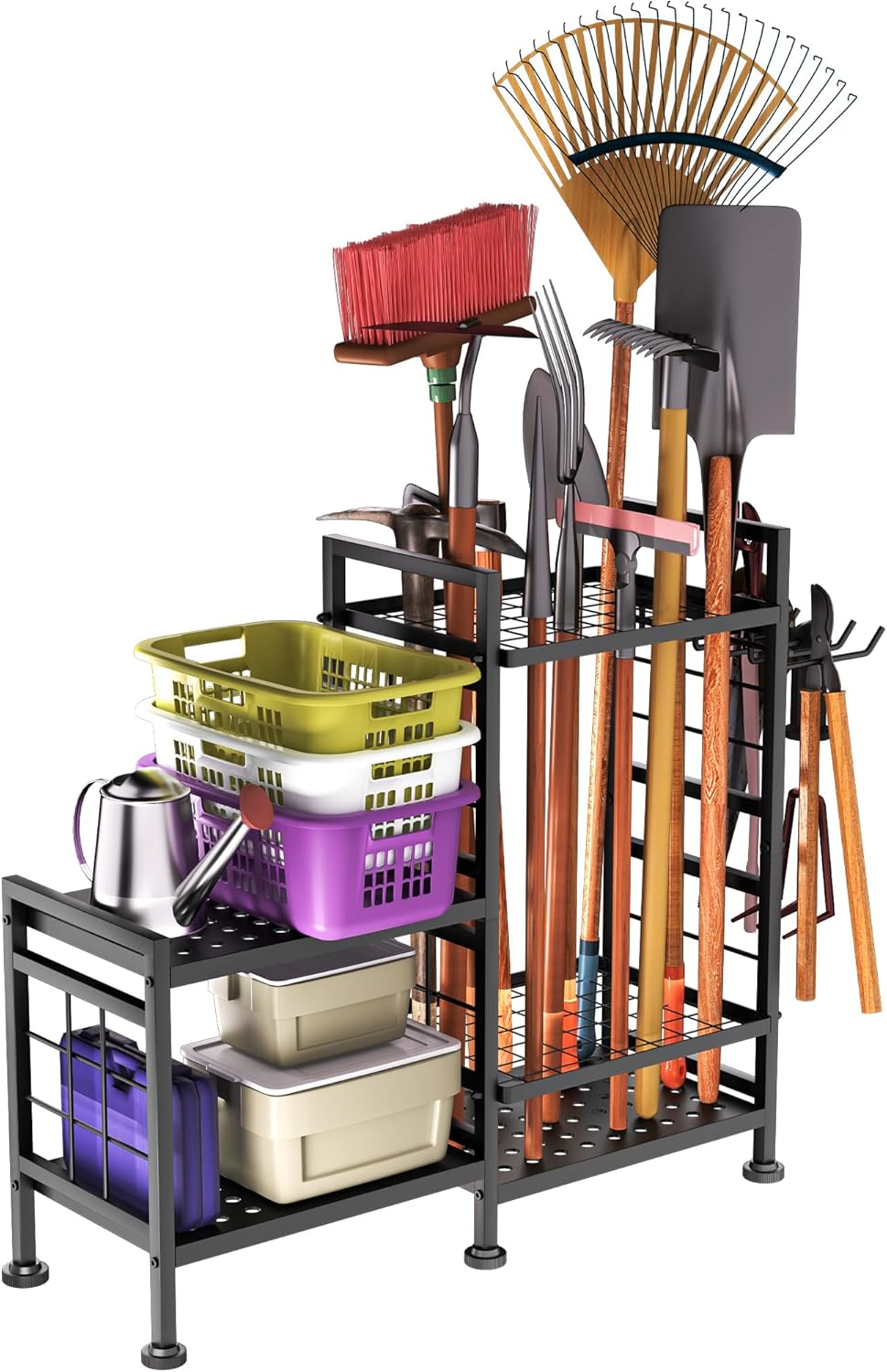 GIOTORENT 5 Tier Garden Tool Organizer for Efficient Storage