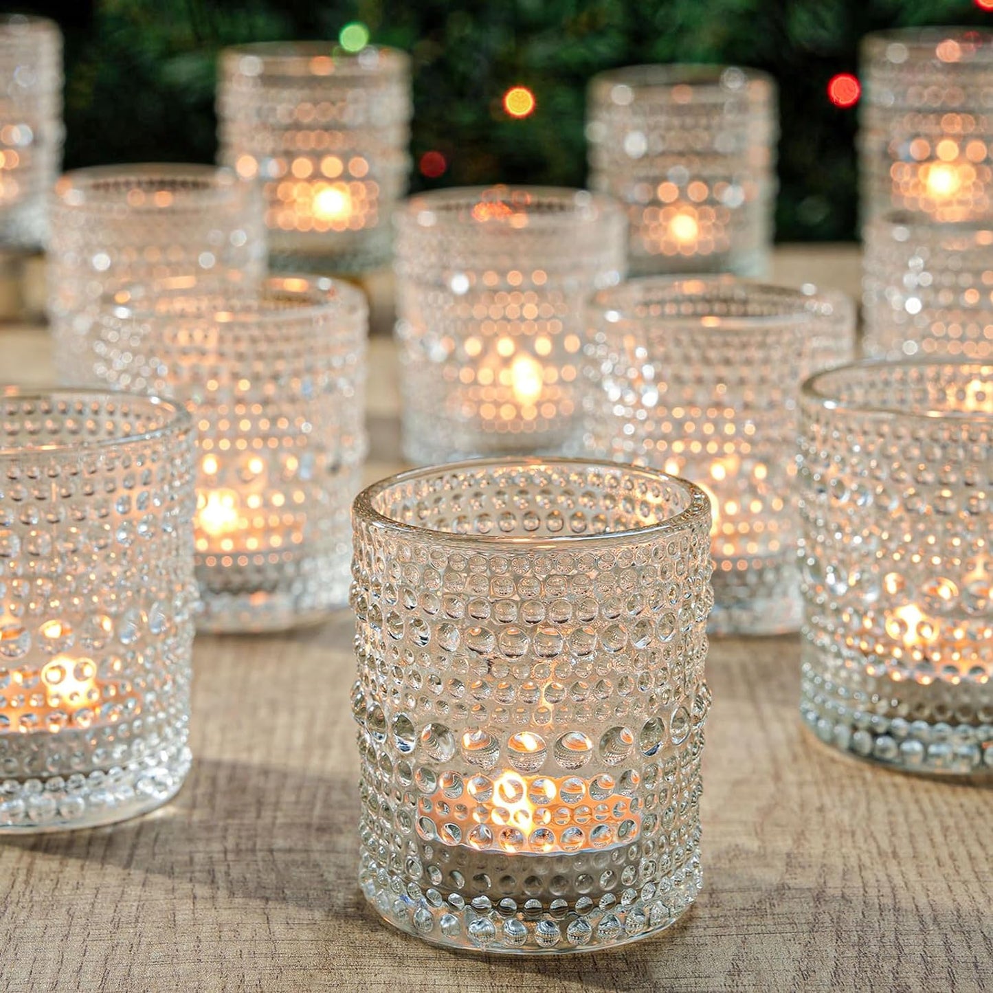 72pcs Votive Candle Holders for Wedding Decor and Home Use