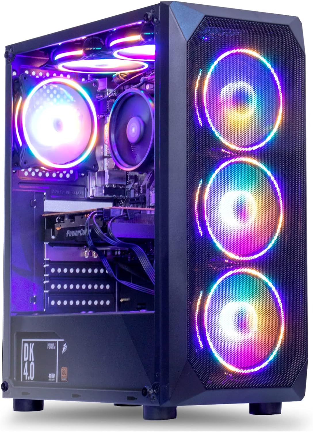 High-Performance Gaming Desktop, Ryzen 5, GTX1660S, 16GB DDR4, 500GB NVME SSD