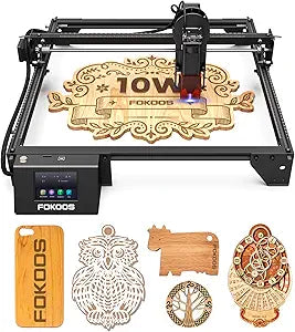 FOKOOS FE10 Laser Engraver 10W Output for Wood Metal Leather