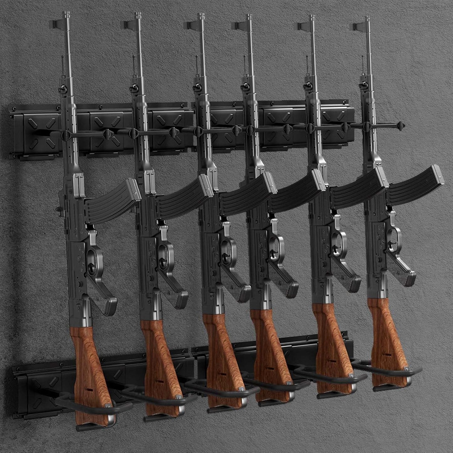 Heavy Duty Steel Shotgun Rifle Rack for Indoor Gun Storage