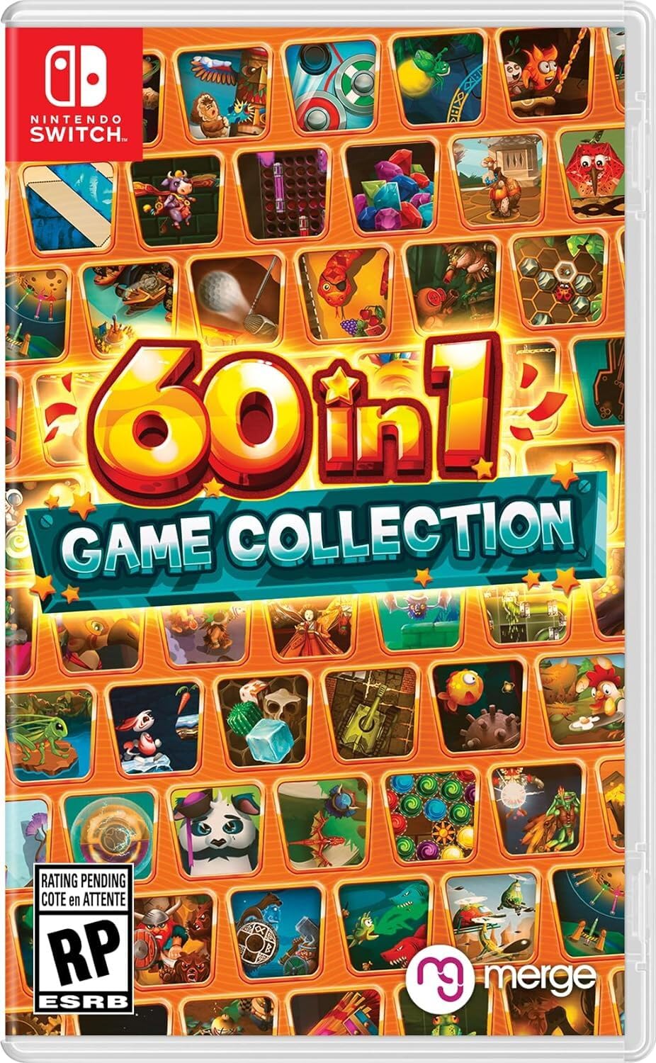 60 in 1 Game Collection for Nintendo Switch - Endless Fun Awaits