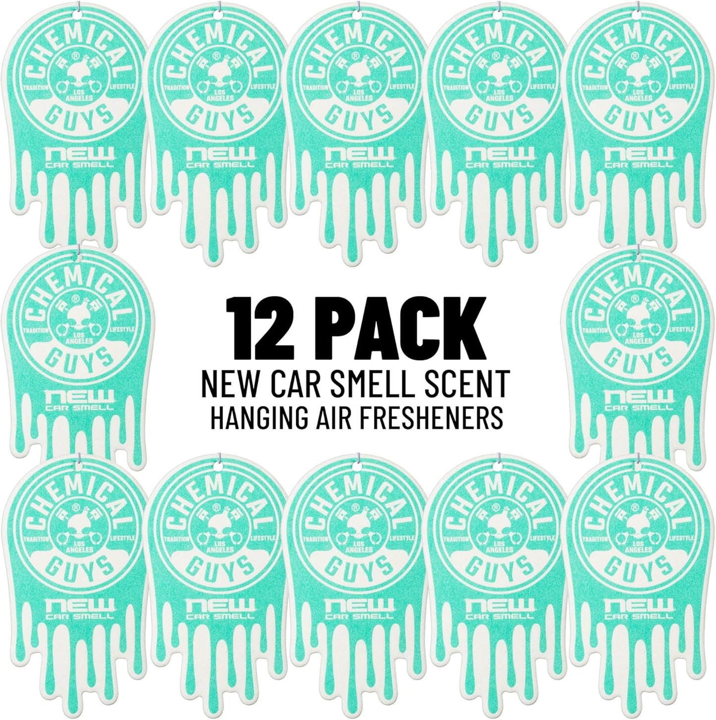Chemical Guys New Car Scent Air Fresheners - 12 Pack
