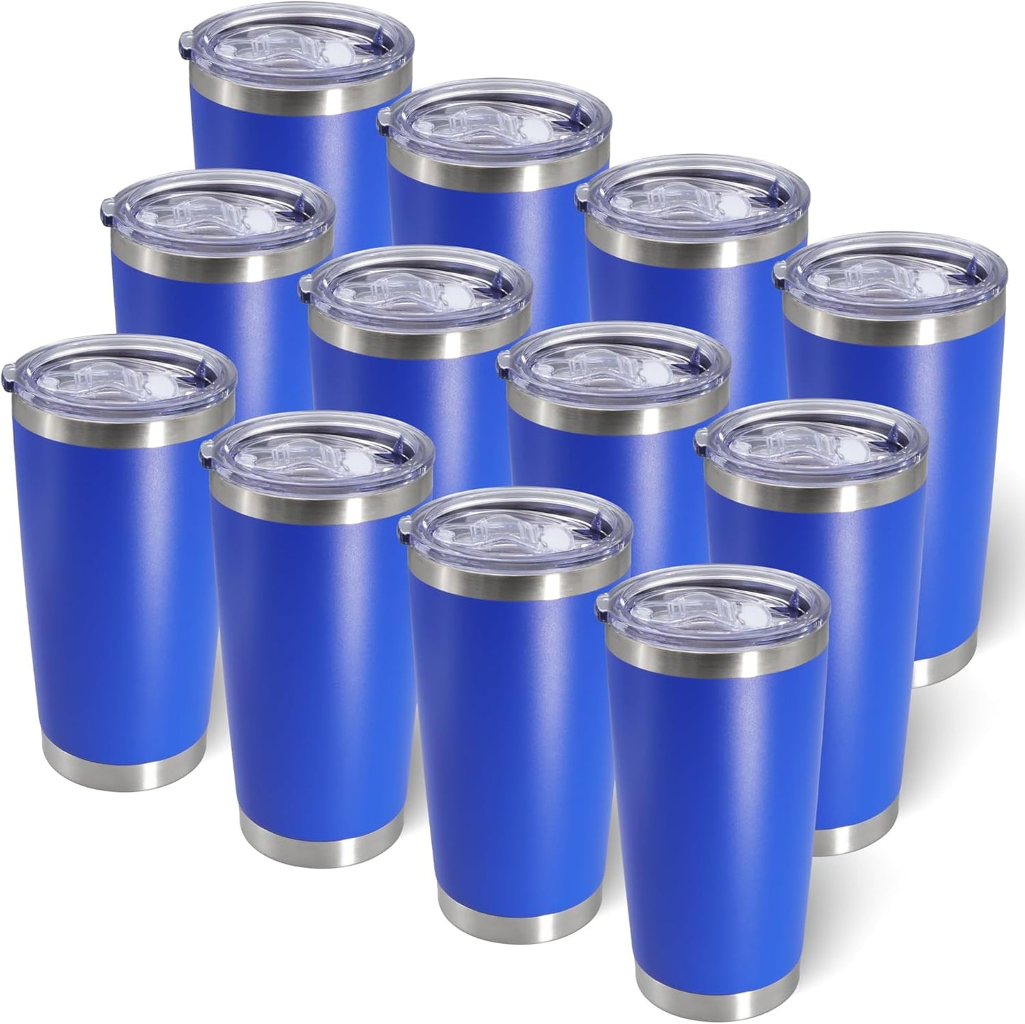20oz Stainless Steel Tumblers with Lid for Hot and Cold Drinks