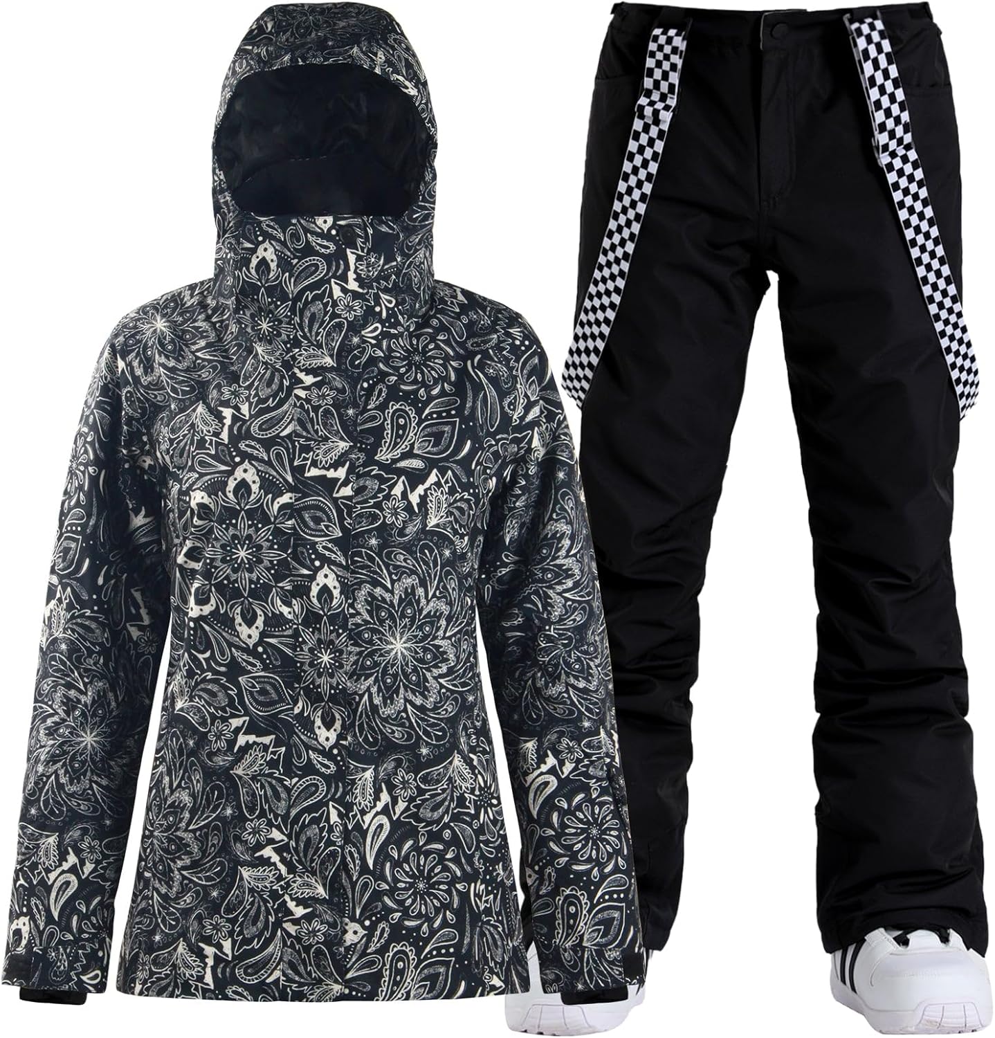 GSOU SNOW Women's Ski Snowsuit Set - Waterproof & Insulated