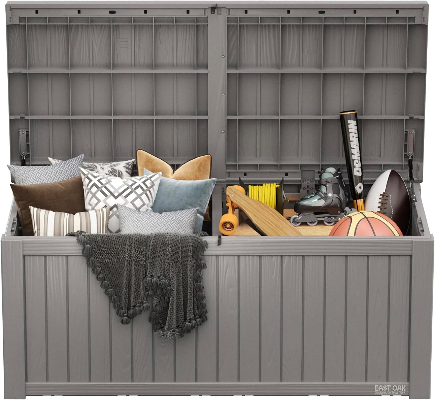 EAST OAK Outdoor Storage Box: Large 150 Gallon Deck Bin