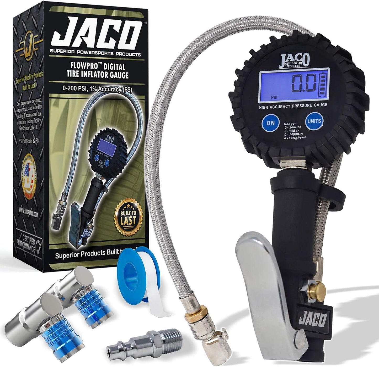 JACO Lightning Bike Tire Inflator | Superior Precision