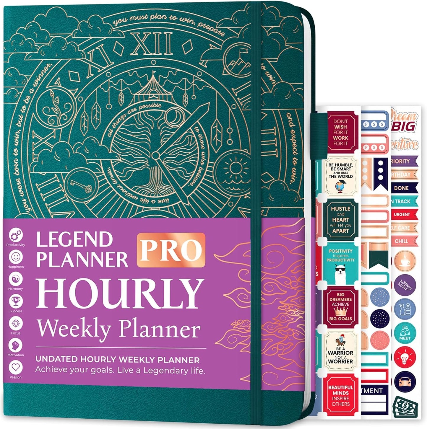 Legend Planner PRO Hourly Schedule for Effective Time Management