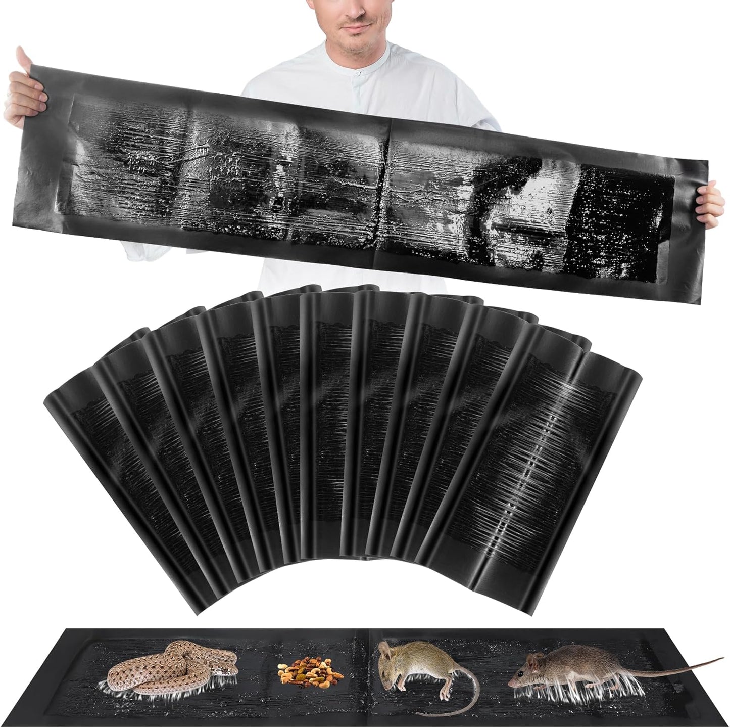 Peanut Scented Mouse Glue Traps - Pest Control Power!