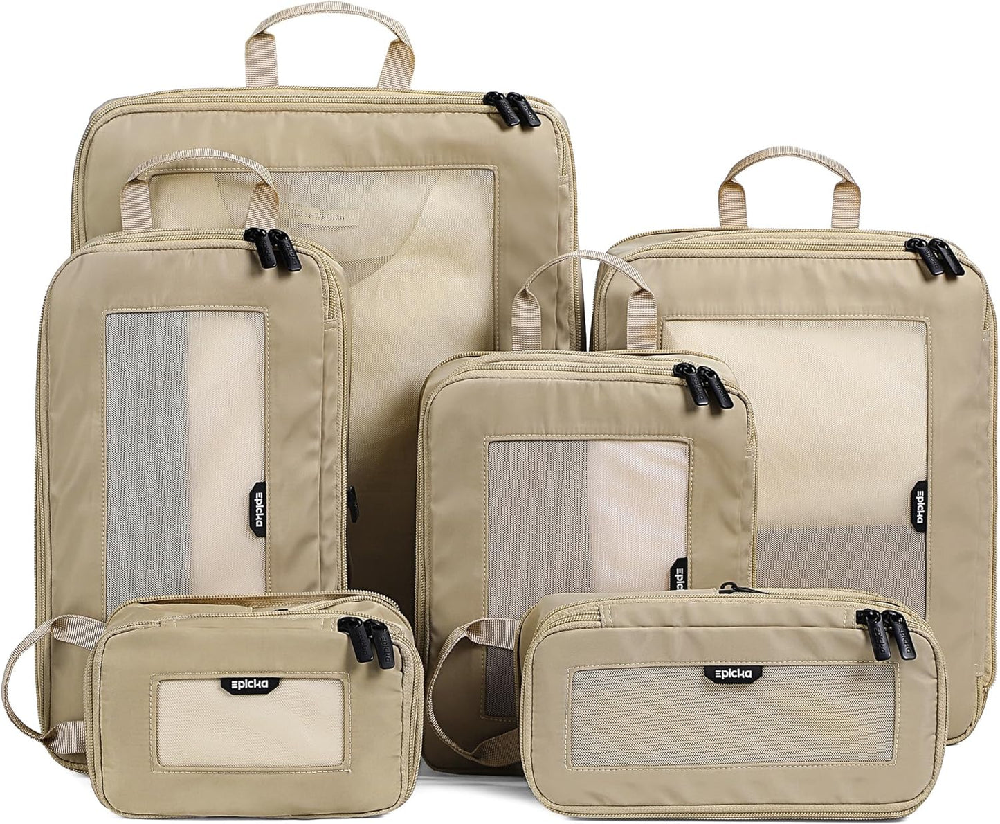 EPICKA TripCozy Compression Packing Cubes - Travel Organizer