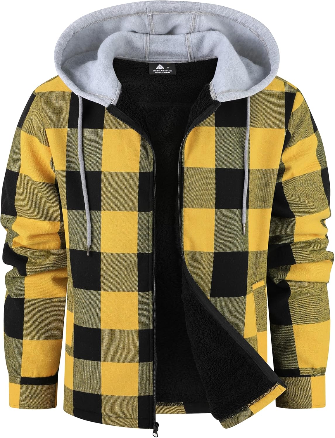 Mens Flannel Plaid Jacket for Winter Warmth and Style