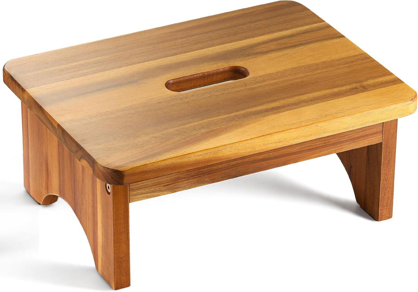Wooden Step Stool for Adults - Heavy Duty and Portable Design
