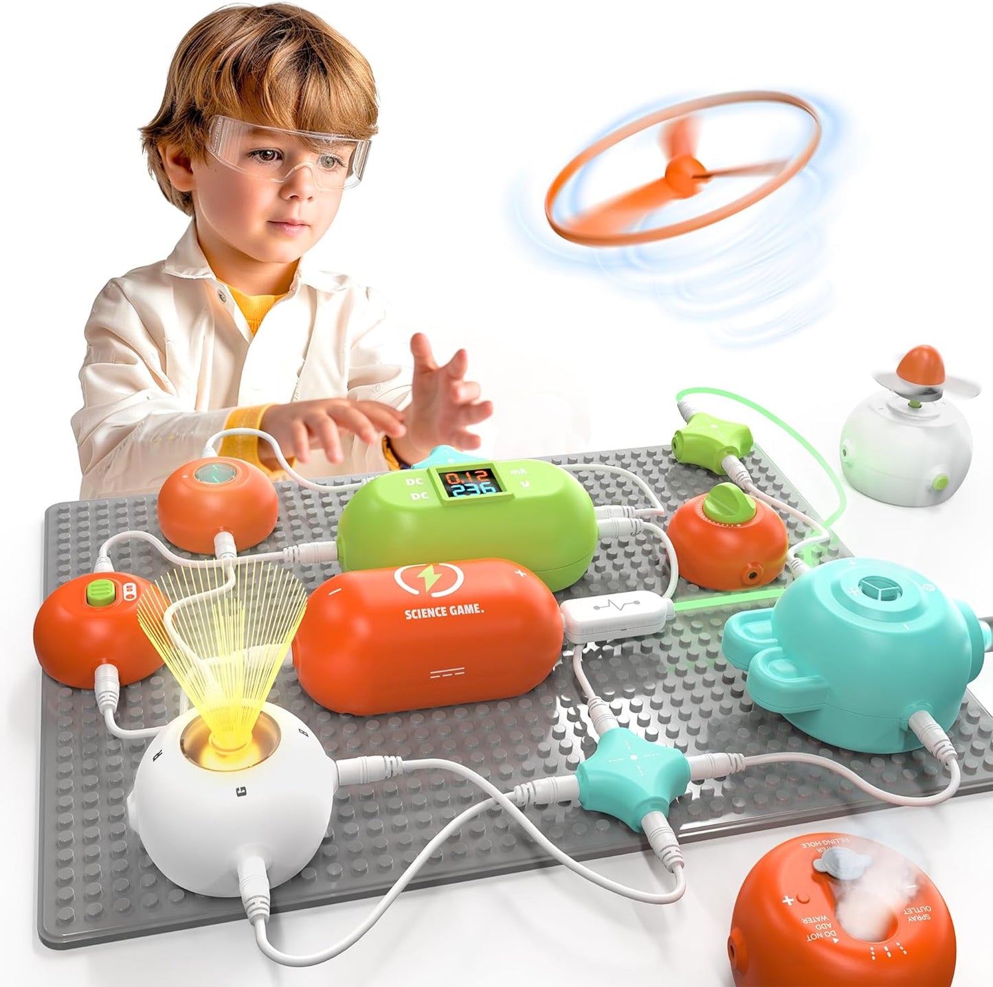 Electronics Exploration Kit - 420+ Projects, STEM Toy for Ages 3-12
