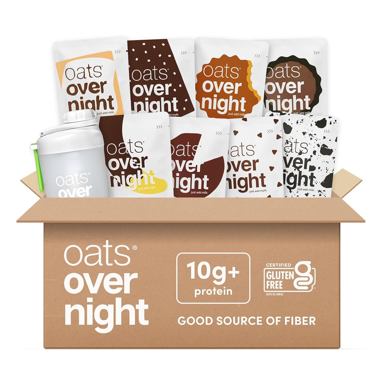 Oats Overnight Chocolate Variety Pack - High Protein Breakfast