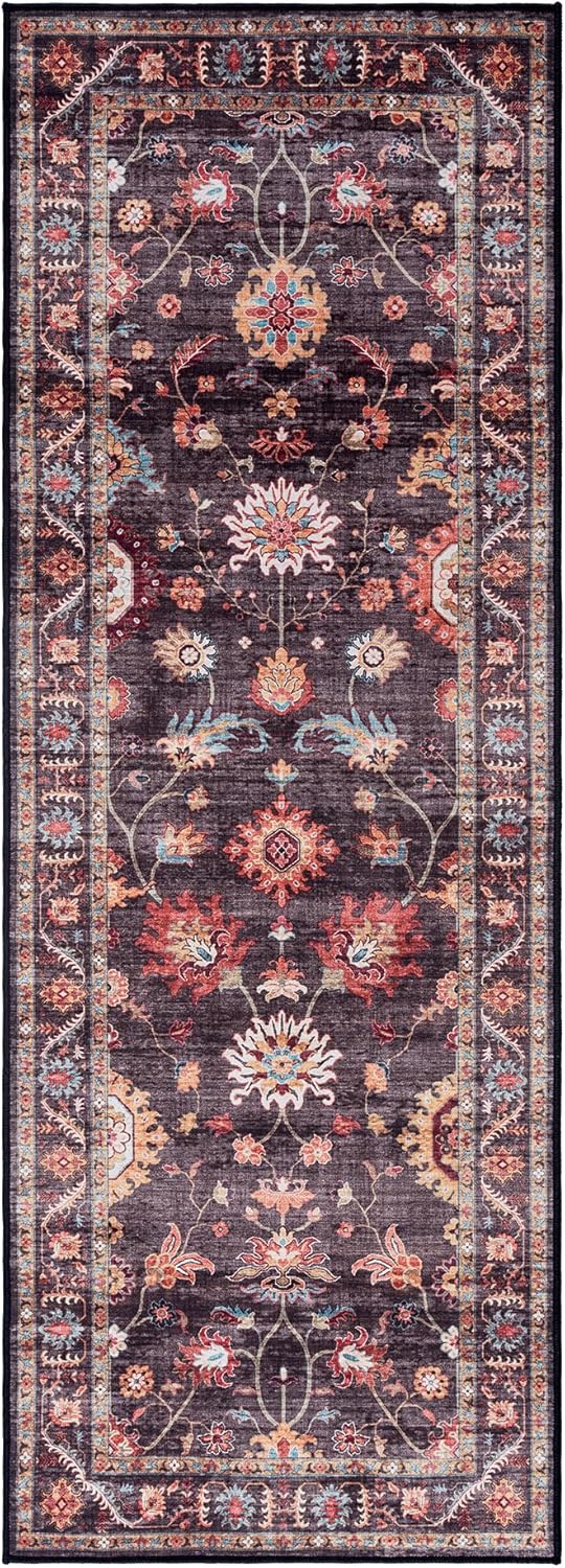 Gertmenian Indoor Boho Rug - Non Slip Runner for High Traffic Areas