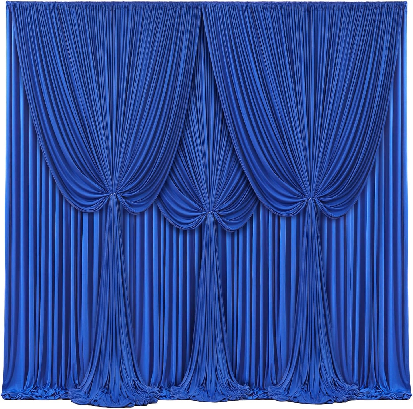 4 Panels Royal Blue Backdrop Curtains for Stunning Events