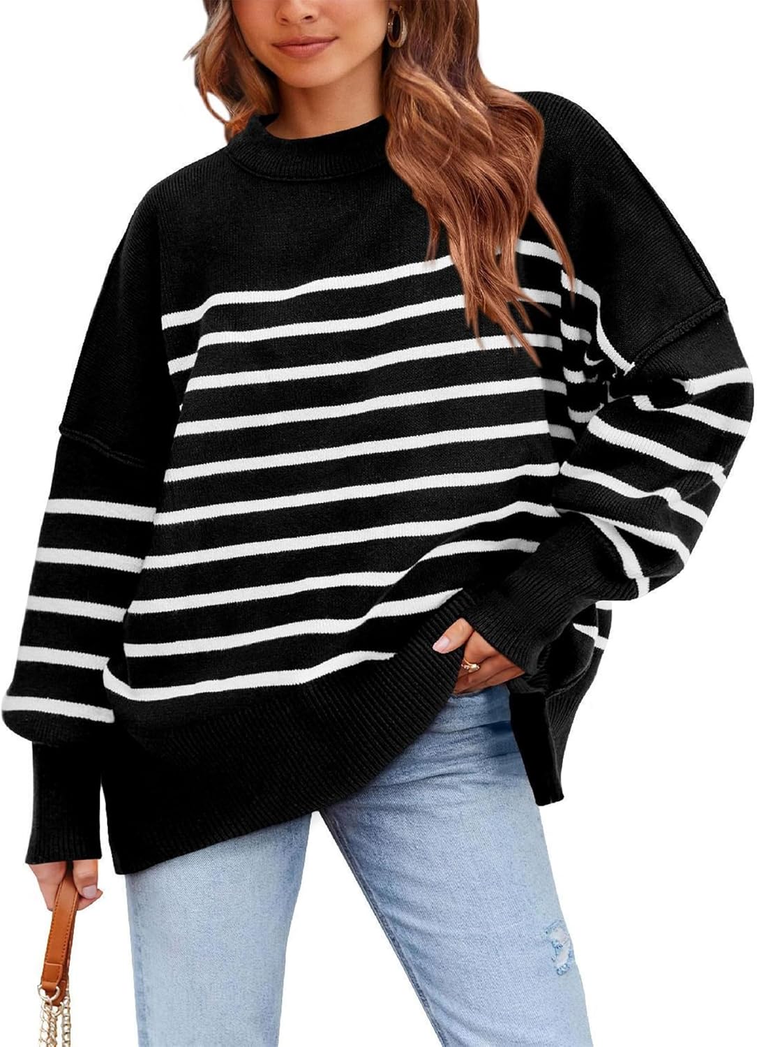 Oversized Sweater for Women 2025 Casual Fall Outfits