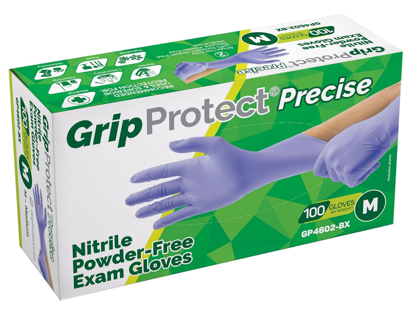 GripProtect Chemo-Rated Exam Gloves | Maximum Grip | Medium