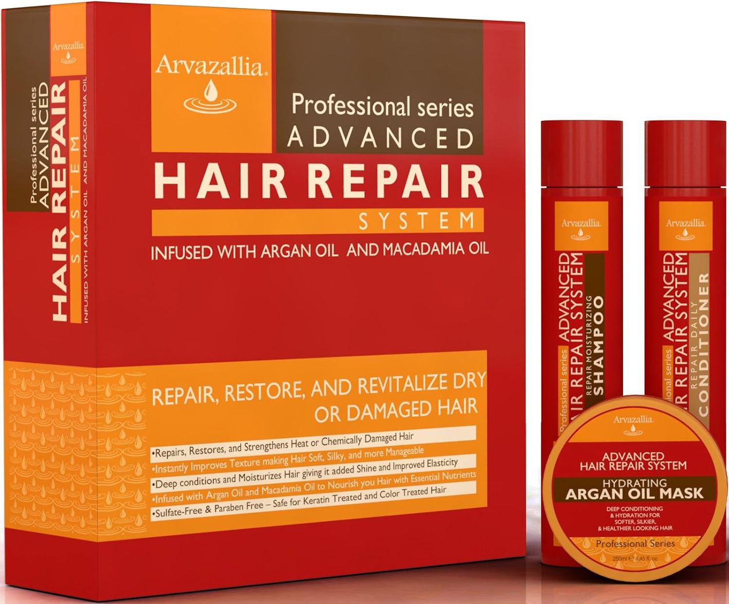 Arvazallia Hair Repair Trio - Sulfate Free