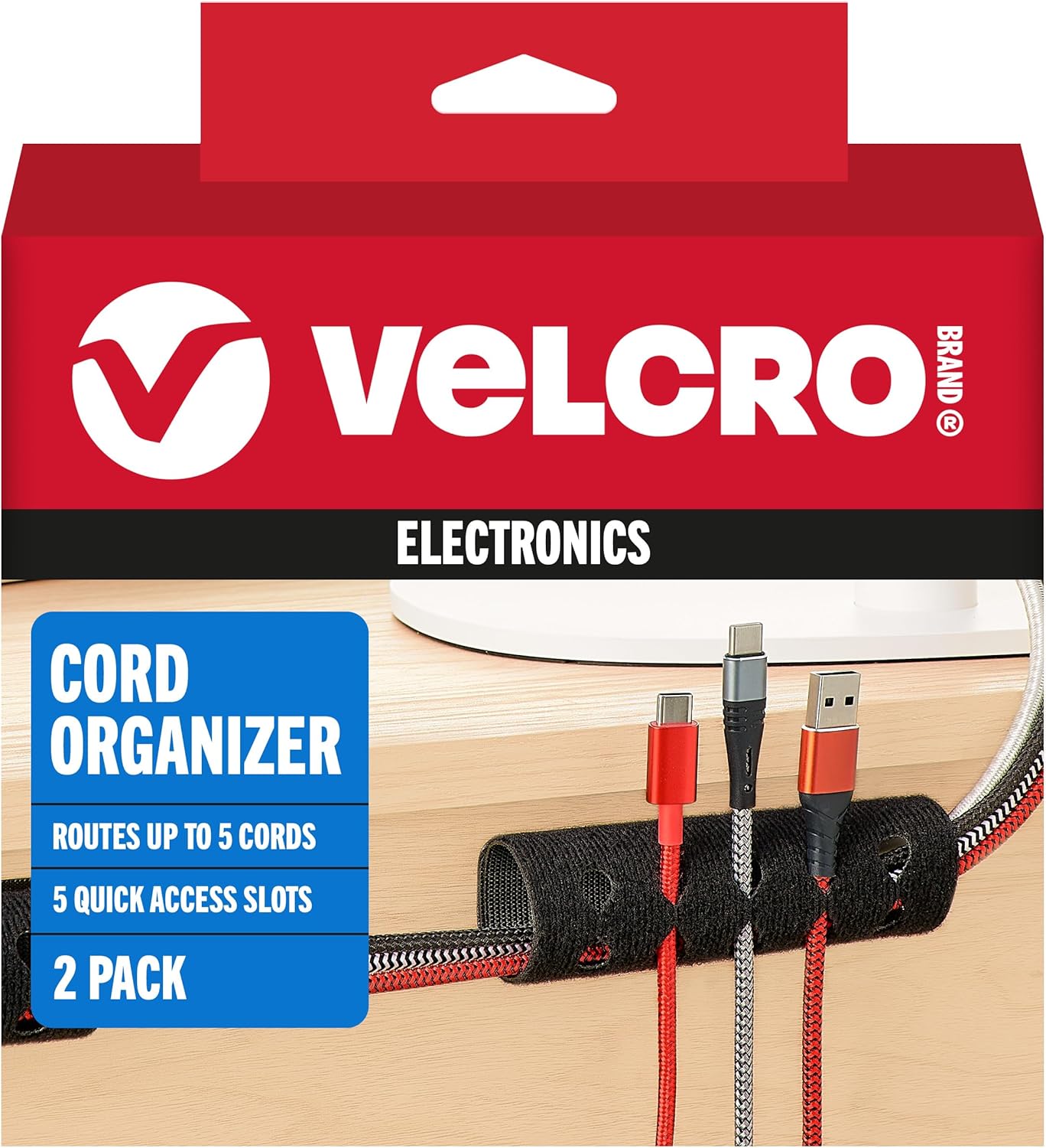 Organize Cables with VELCRO Brand Dual Function Sleeves