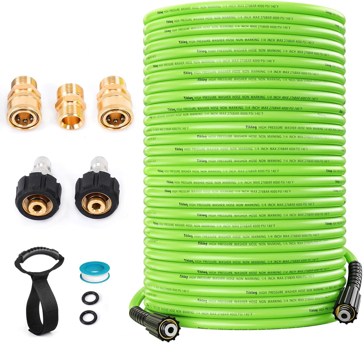 Pressure Washer Hose 100FT 4000 PSI Kink Resistant Extension