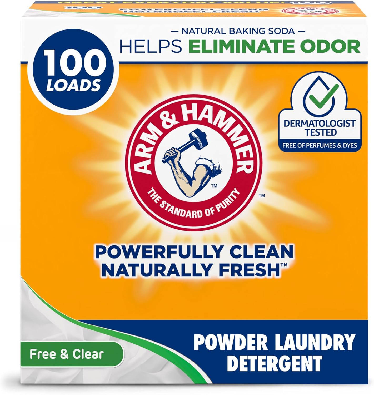 Arm & Hammer 100 Load Perfume & Dye-Free Laundry Detergent