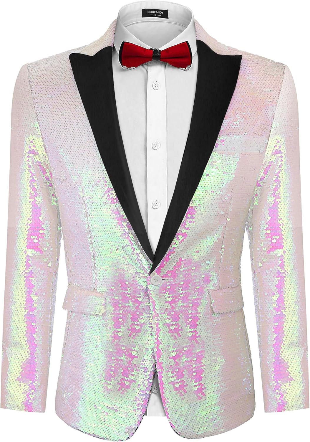 Mens Sequin Blazer Tuxedo for Parties, Weddings, and Events