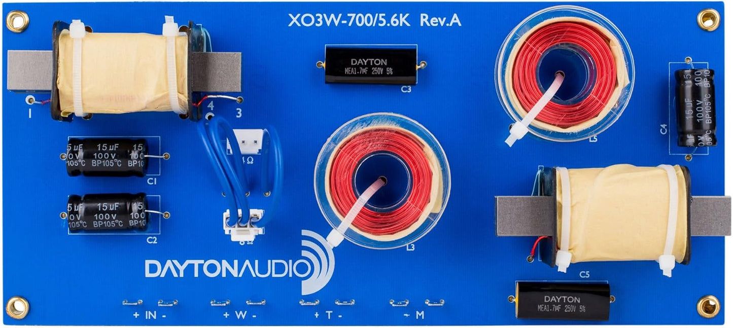 Dayton Audio XO3W-700/5.6K 3-Way Speaker Crossover Review