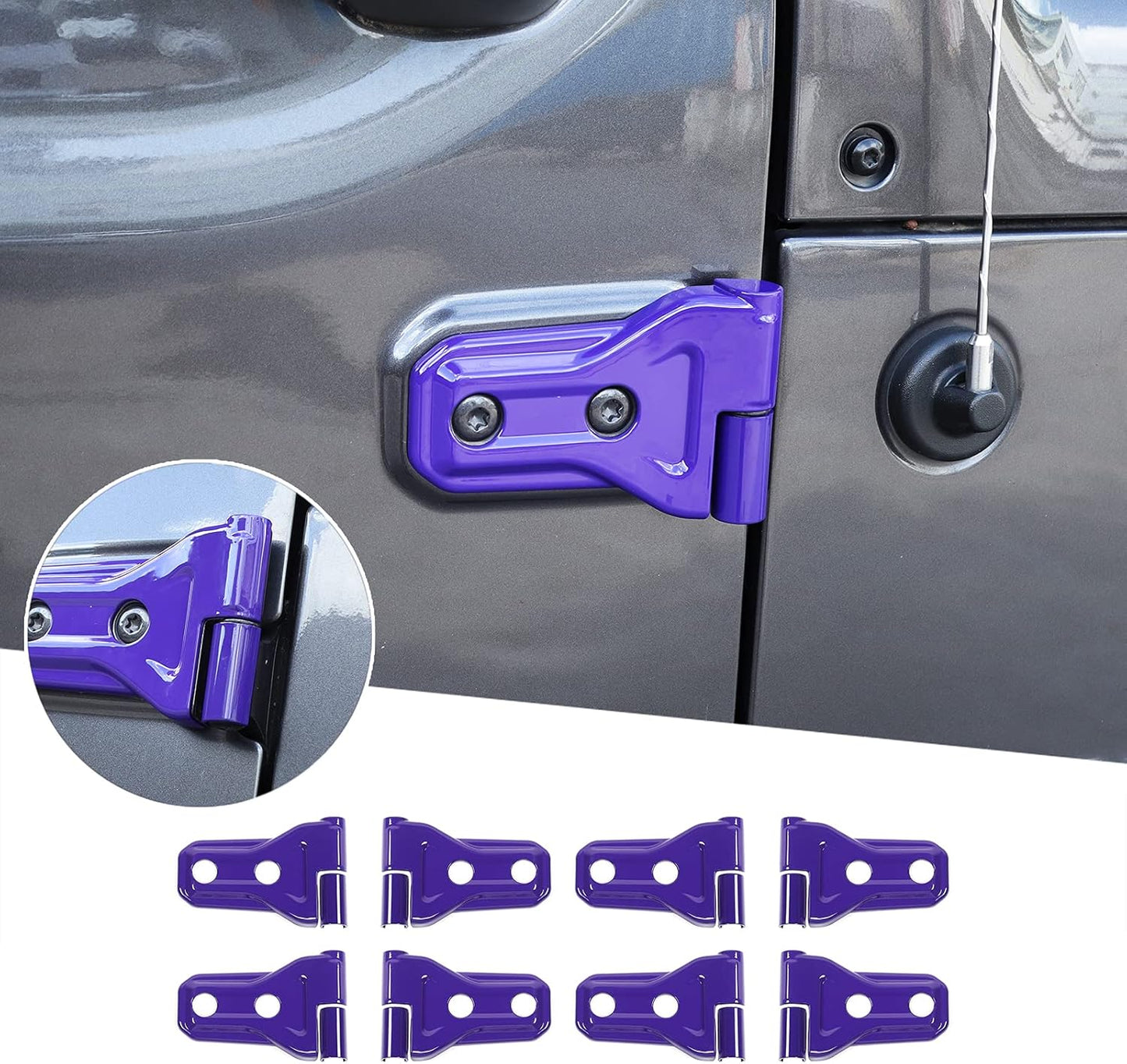 Jeep Wrangler JL Door Hinge Cover Trim for 2018-2023 Models