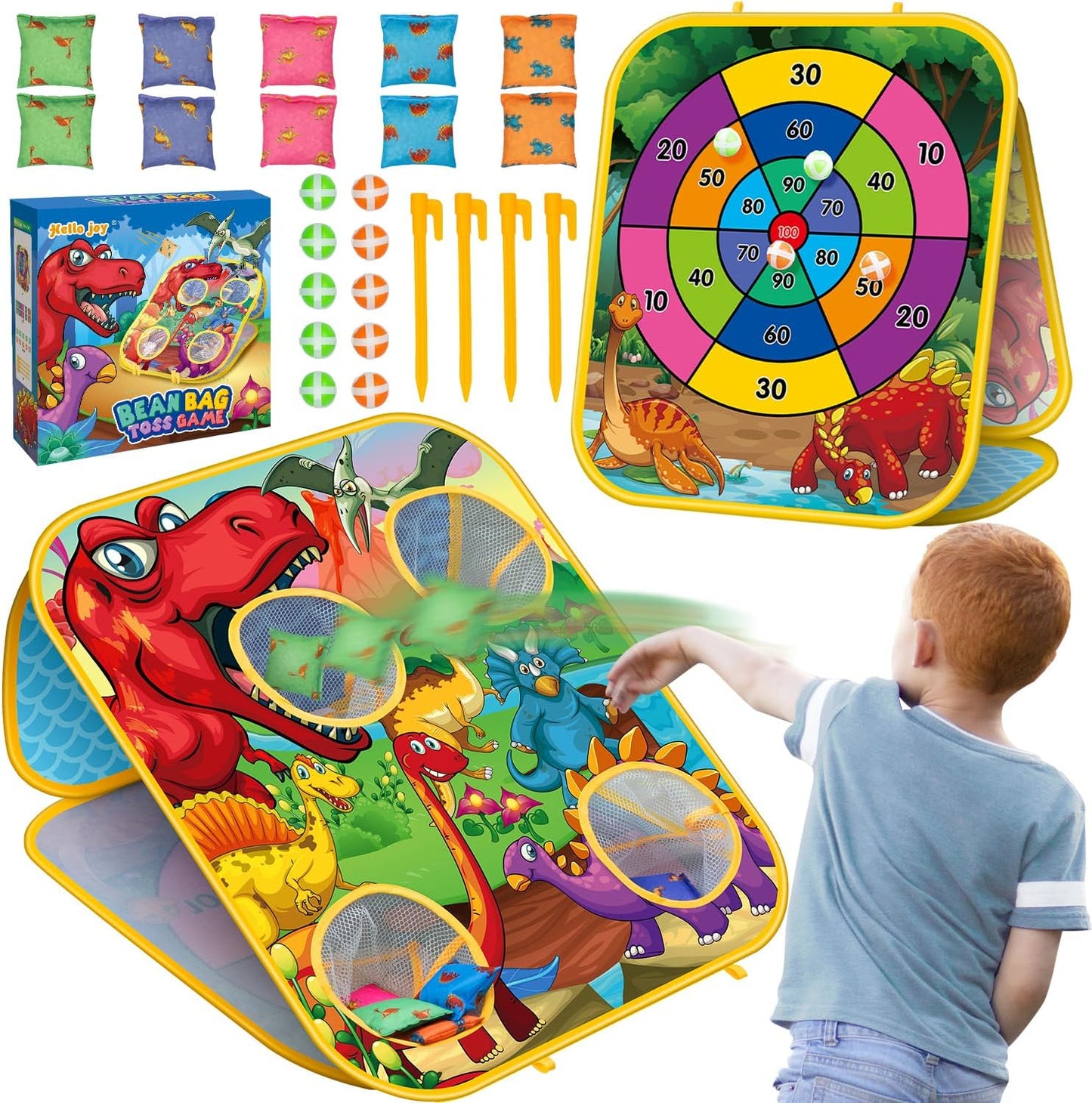 Bean Bag Toss Game for Kids - Fun Outdoor Activity for Toddlers
