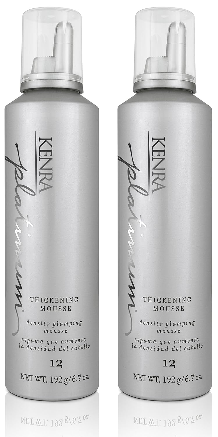 Kenra Platinum Thickening Mousse 12 for Voluminous Hair Styling