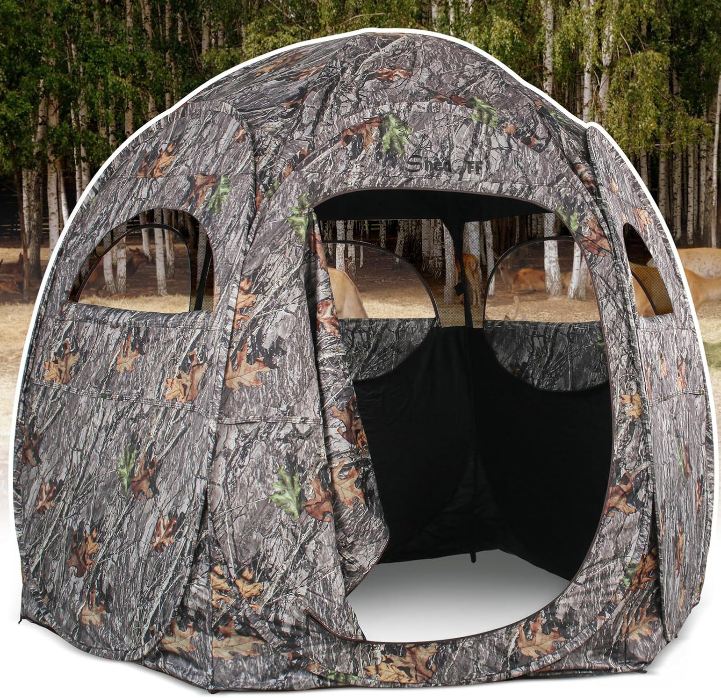 Hunting Blind for 1-3 Person Quick Set Pop Up Ground Blinds