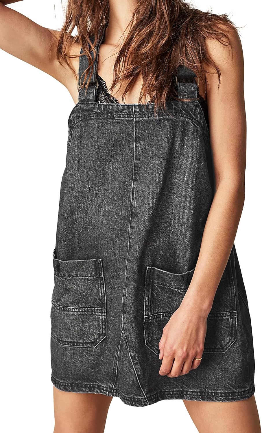 Womens Denim Overalls Dress for Casual Summer Style and Comfort