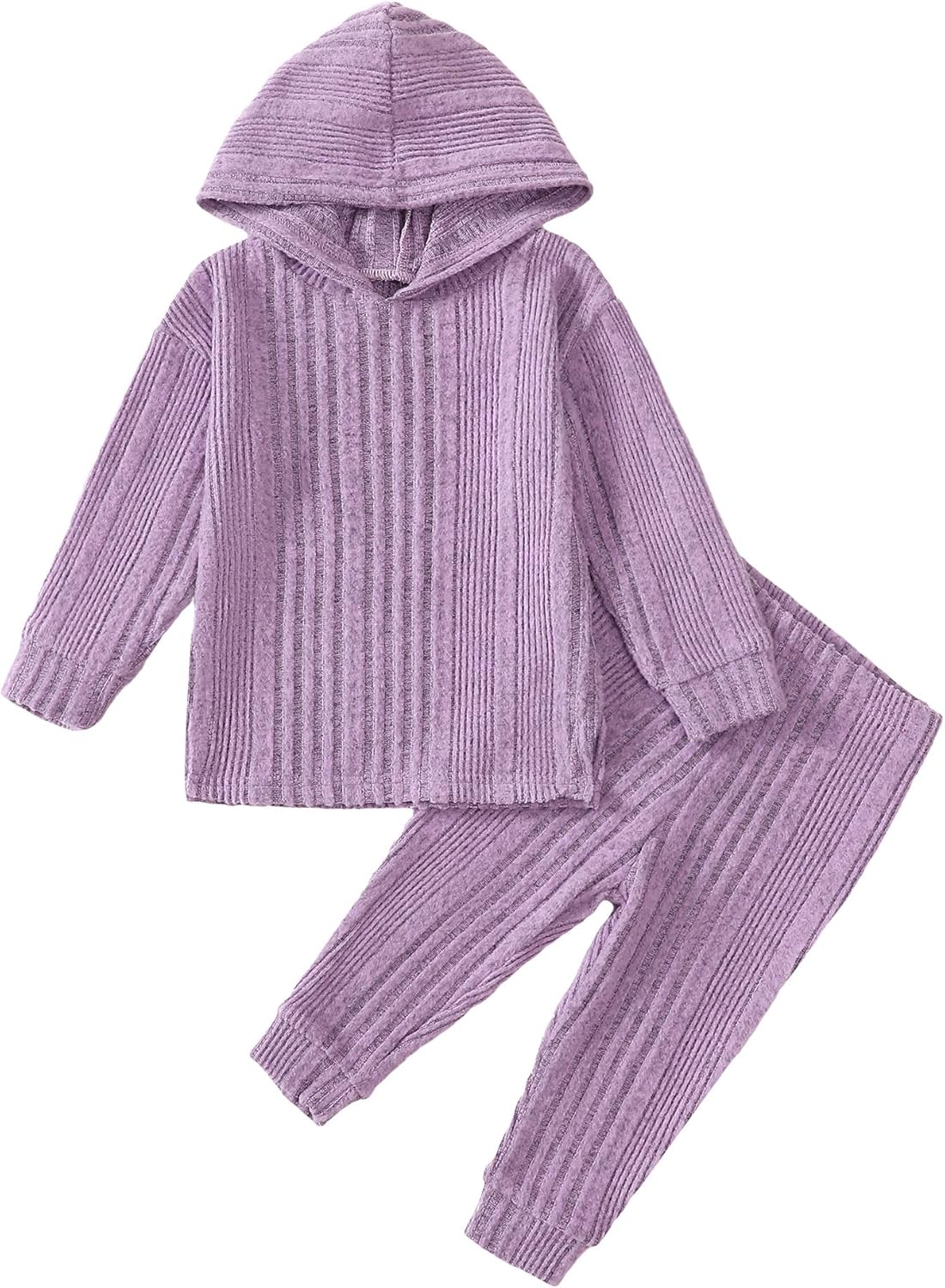 Warm Toddler Girl Fall Clothes Set - Soft 2-Piece Outfit