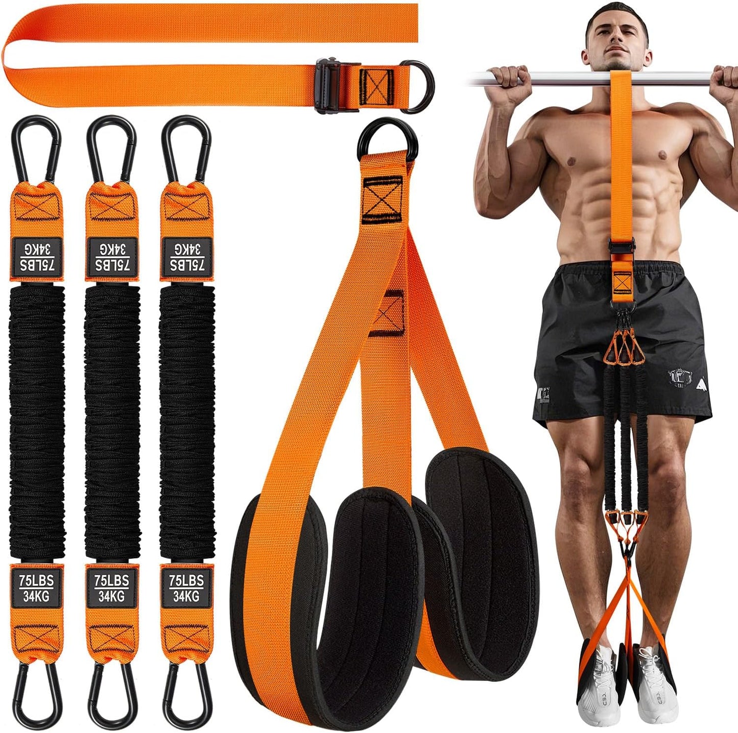 HPYGN Pull Up Assistance Bands for Strength Training Workouts