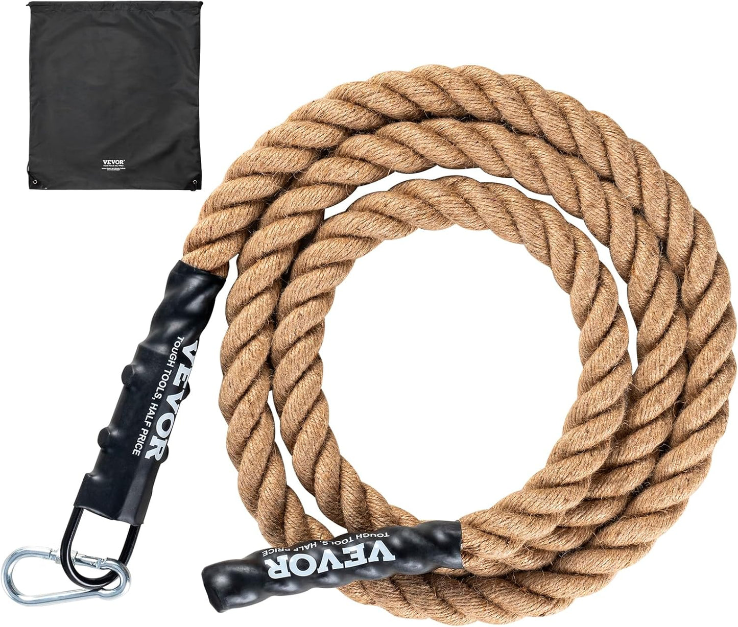 VEVOR Gym Climbing Rope - Durable 1.5 Inch Fitness Training Tool