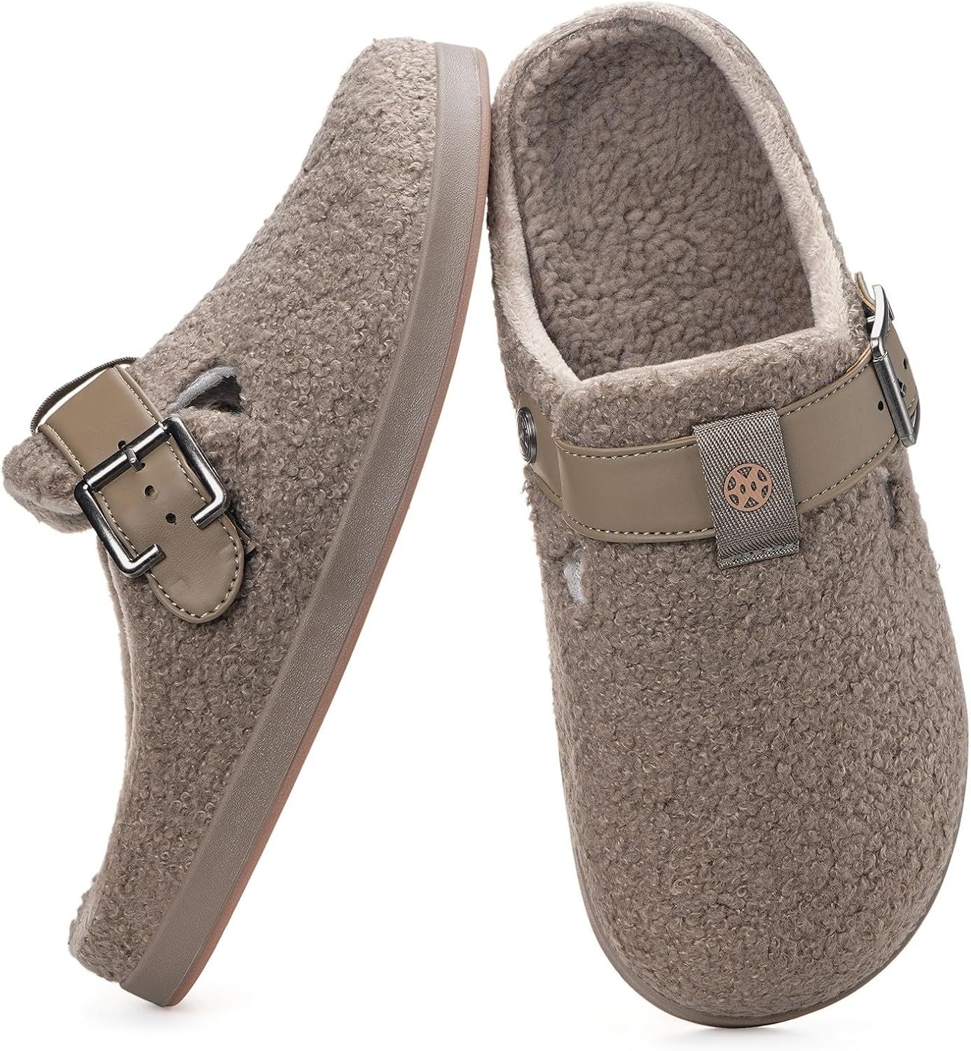 Fuzzy Slippers with Arch Support for Comfort and Warmth