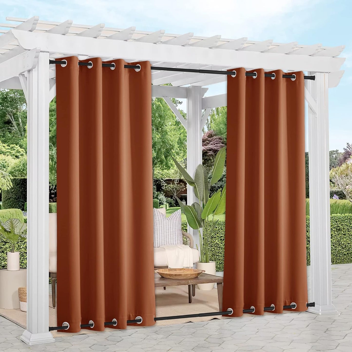 NICETOWN Heavy Weight Halloween Outdoor Curtains for Privacy