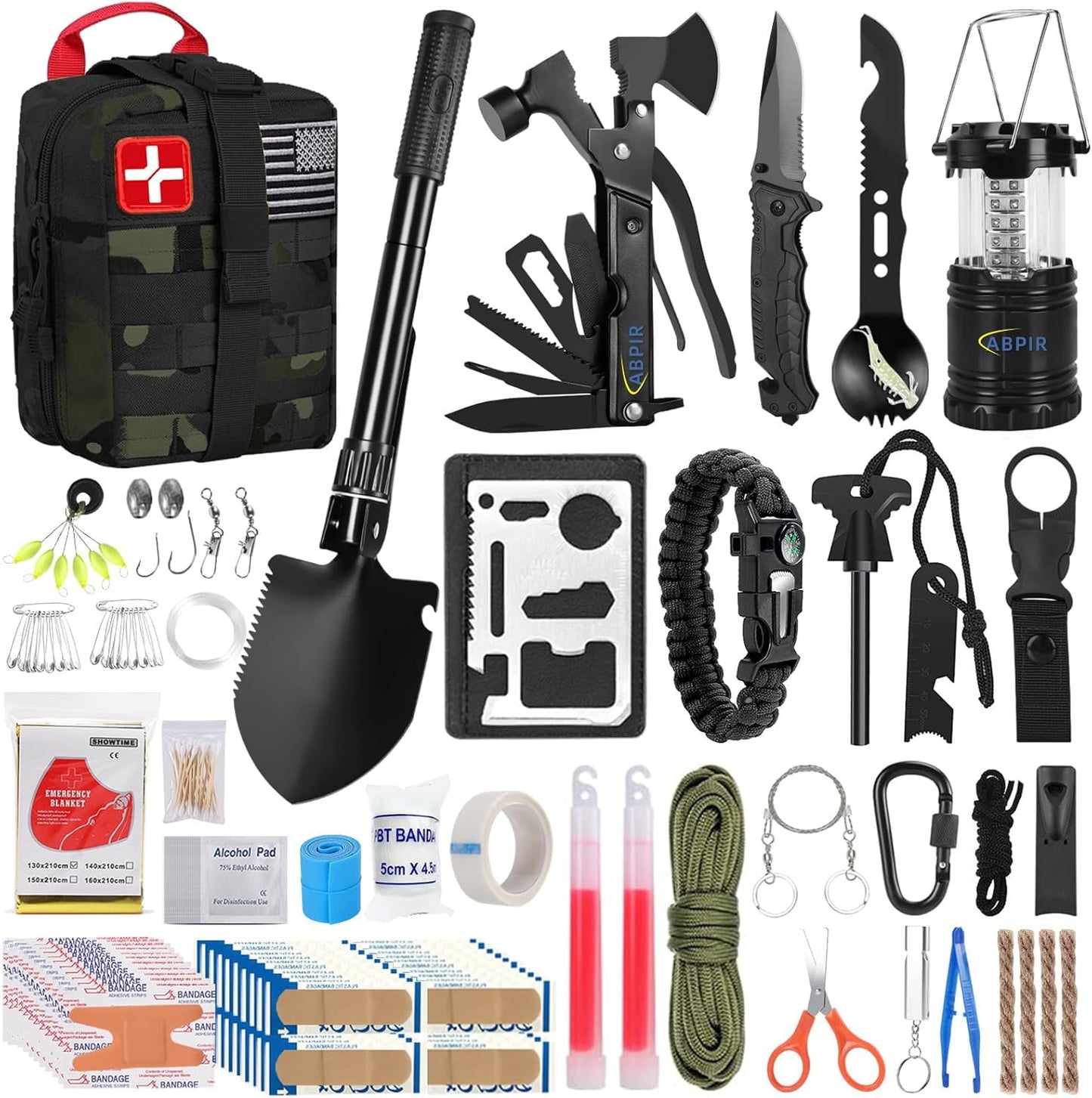 Ultimate 170-Piece Survival First Aid Kit for Outdoor Adventures