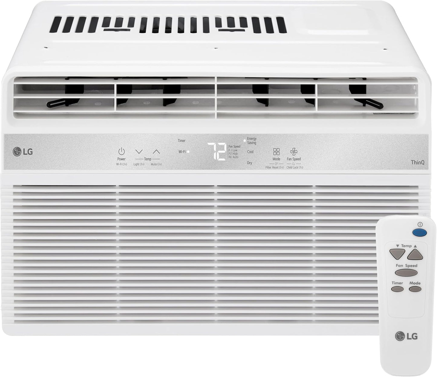 LG 6,000 BTU Window AC: Wi-Fi Enabled, Quiet Operation