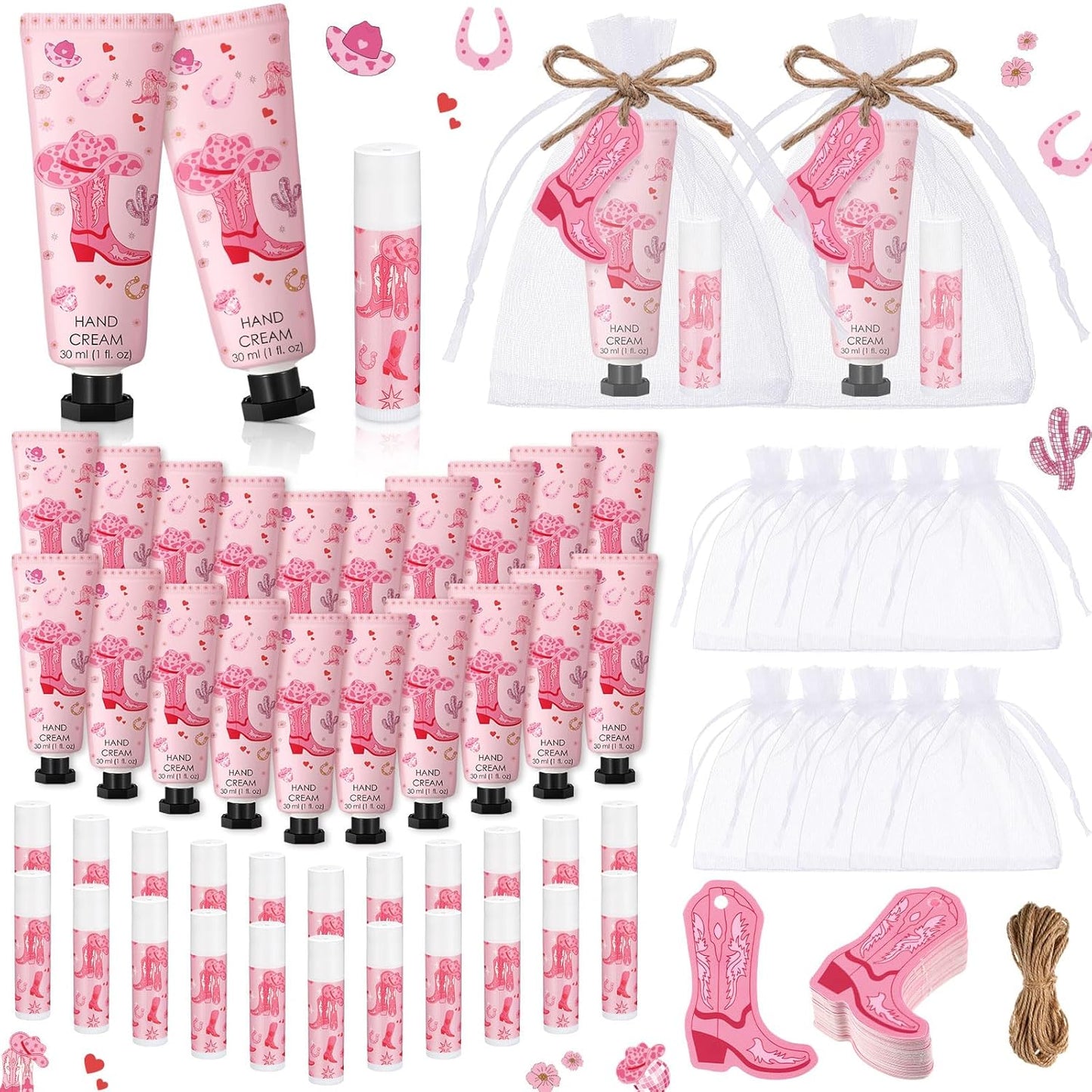 48 Sets Cowgirl Party Favors for Western Theme Celebrations