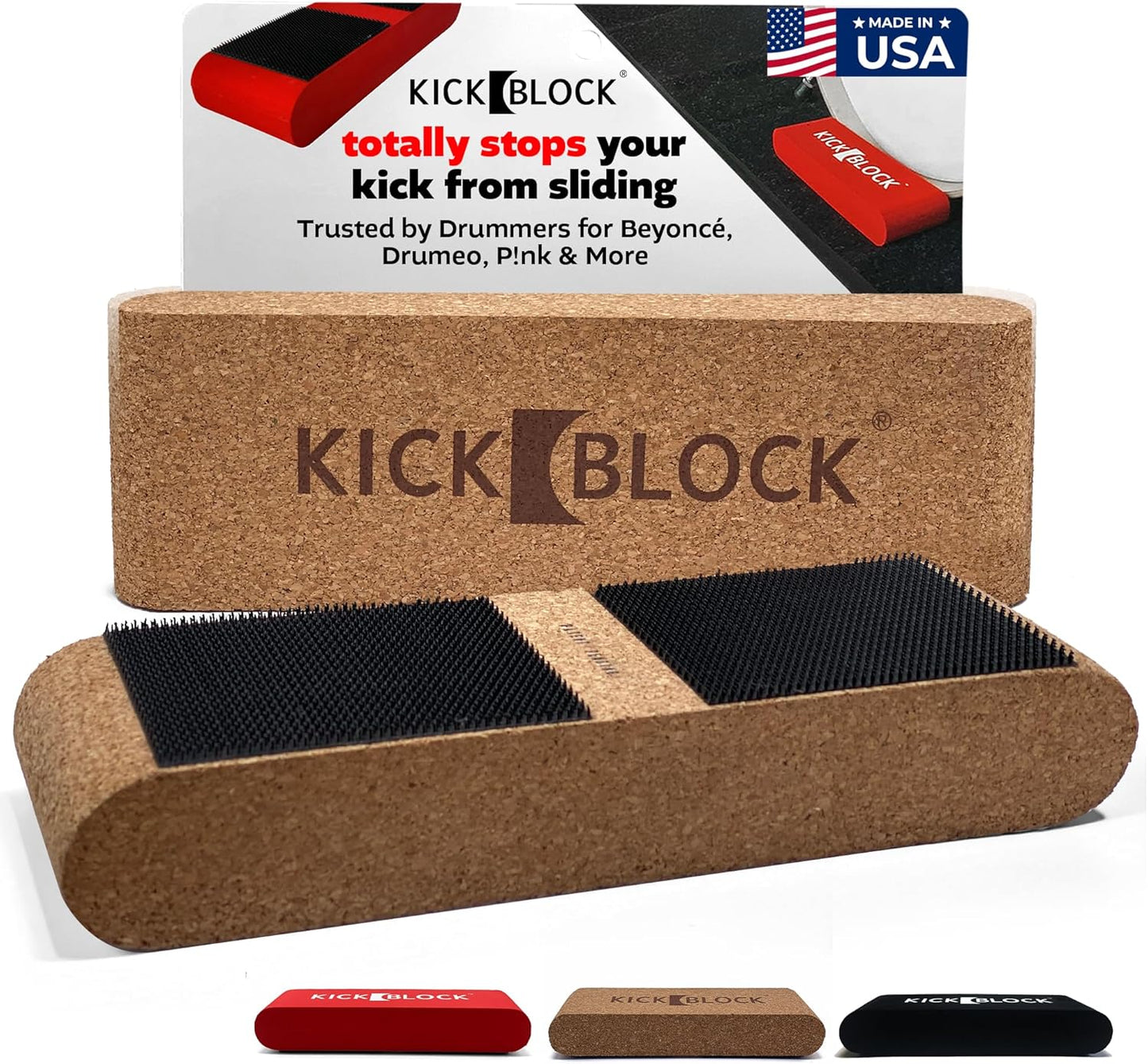 KickBlock Bass Drum Anchor for Creep Prevention and Stability