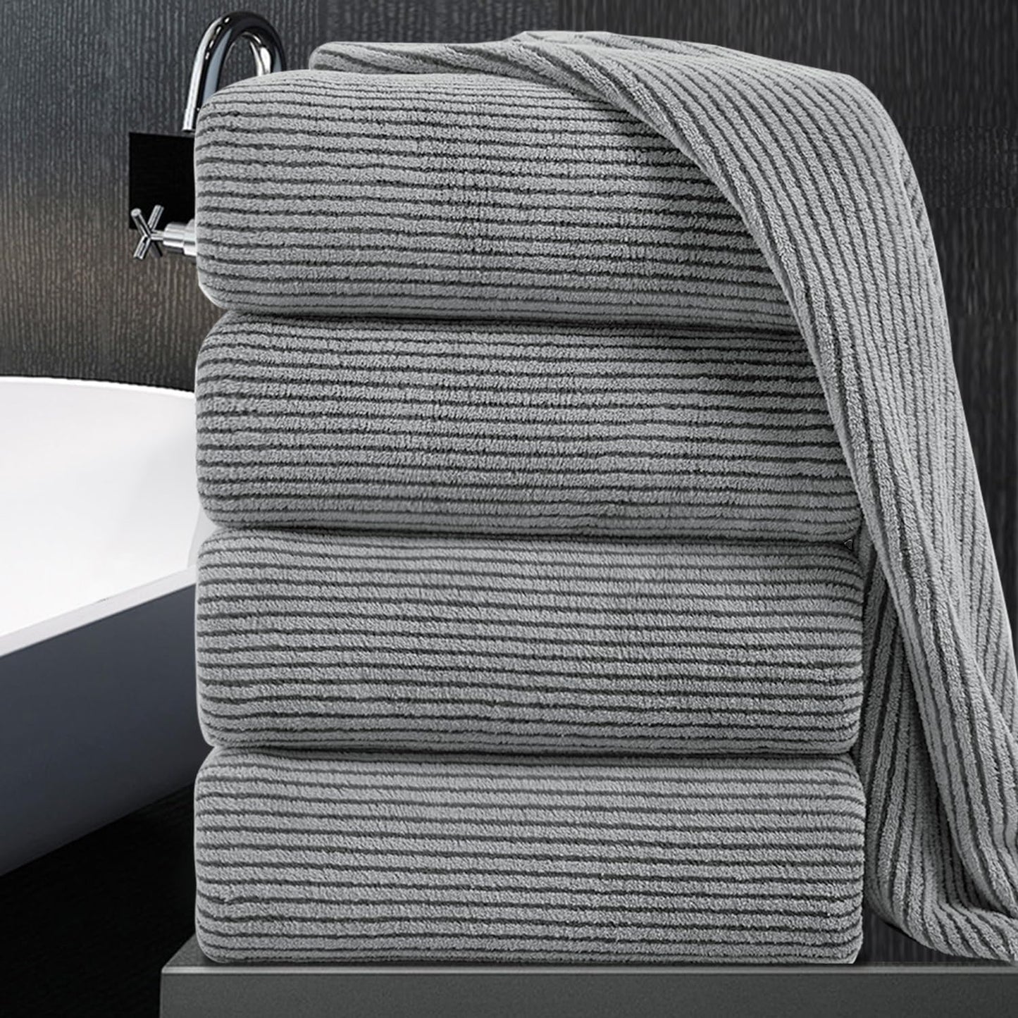 Oversized Bath Towel Set for Ultimate Softness and Absorbency