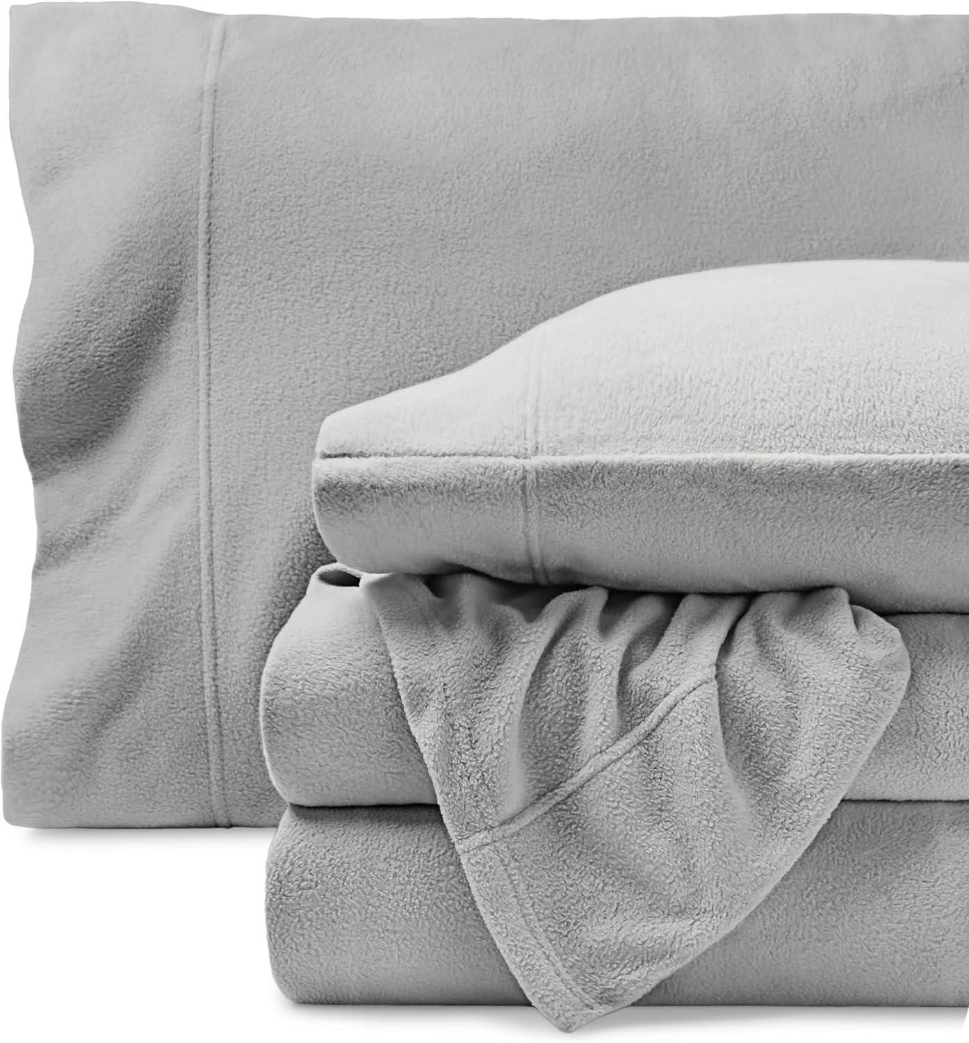 Bare Home Super Soft Fleece Sheet Set for Cozy Comfort