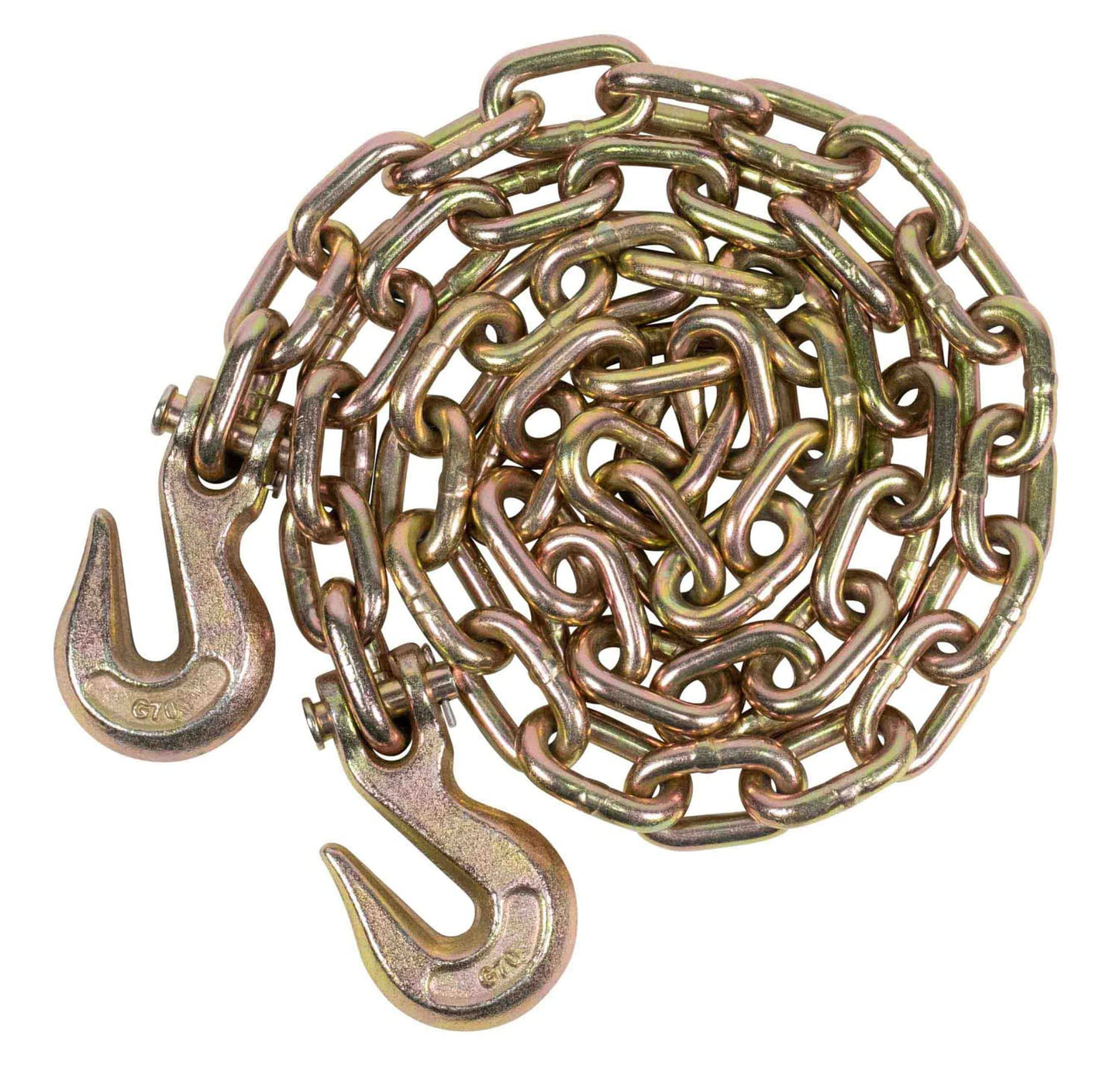 1/2 Inch x 12 FT Grade 70 Binder Chain with Clevis Hooks