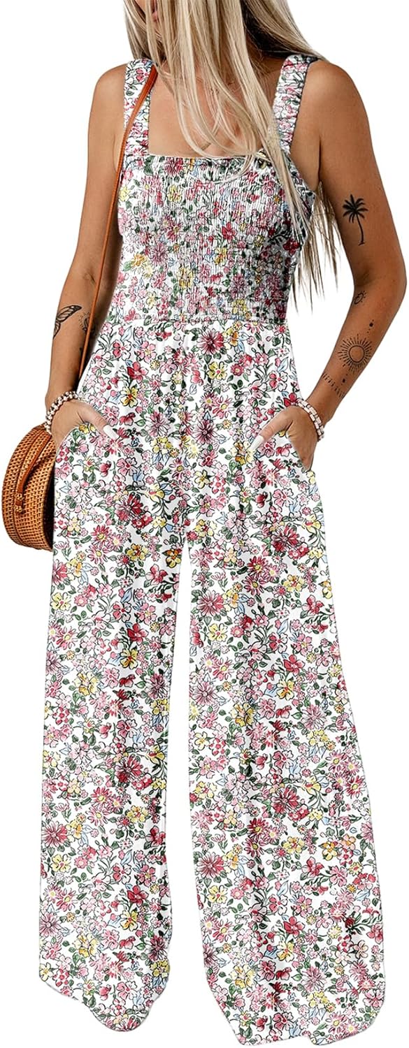 Dokotoo Women's Casual Loose Overalls Jumpsuits for Summer Fun