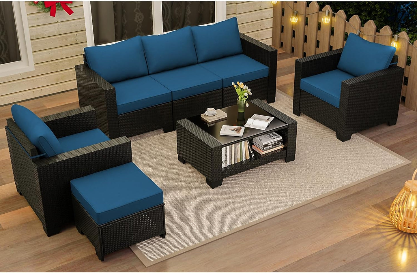 KIGOTY 7 Pieces Patio Furniture Set for Stylish Outdoor Living